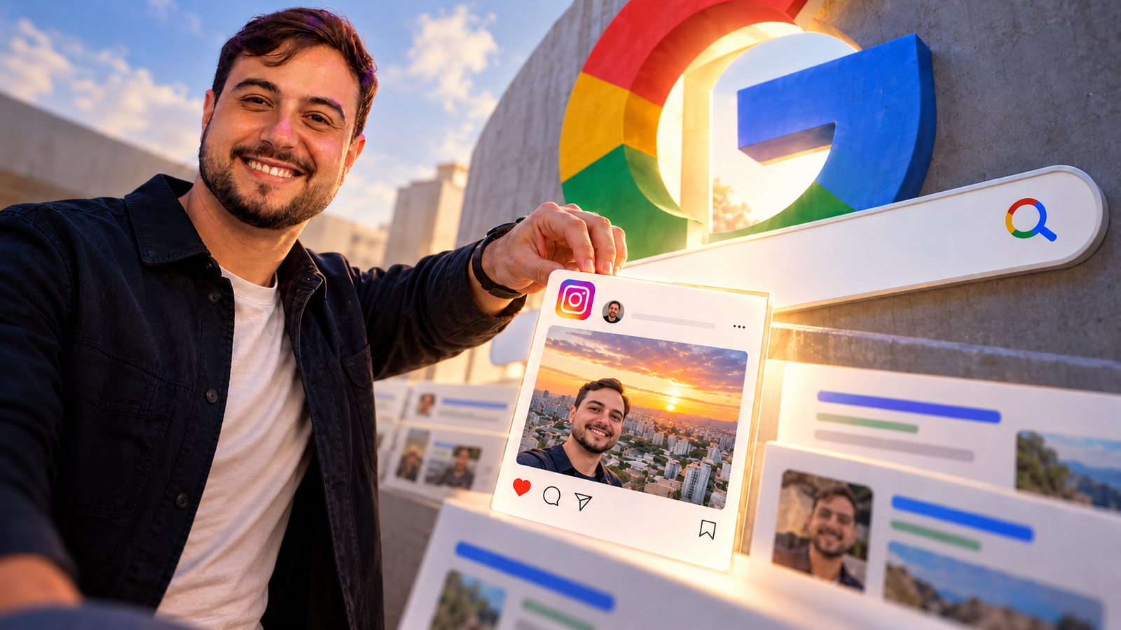 Como fazer seu post no Instagram aparecer no Google